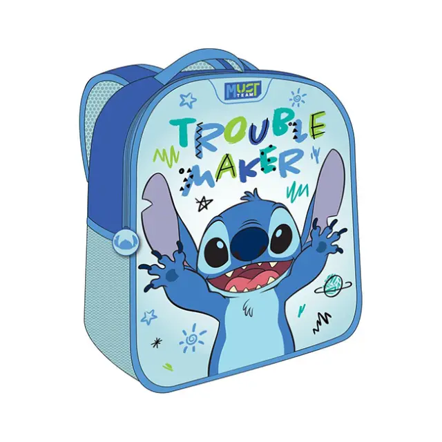Must Σχολική Τσάντα Πλάτης Νηπίου Disney Stitch Trouble Maker 3D (000564815)