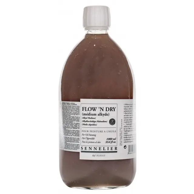 Sennelier Flow n Dry Alkyd Medium - 1Ltr