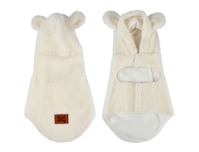 Μπουφάν για σκύλο Wooly LoveStory με ρυθμιζόμενο κλείσιμο με velcro - Μέγεθος L/45cm 6ANI1399_T45
