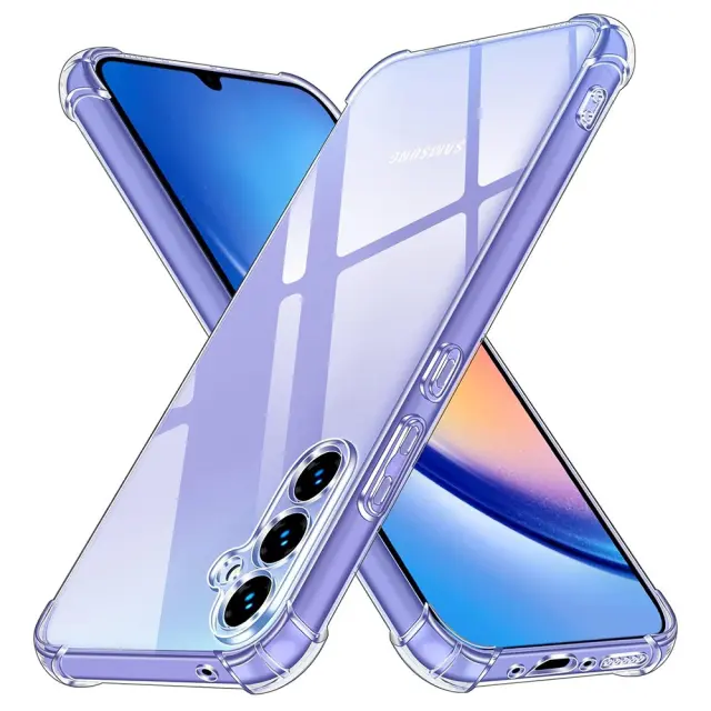 Techsuit® Shockproof Clear Silicone για Galaxy A34 5G - Clear