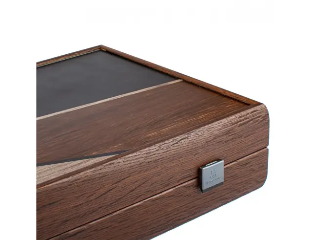 Σετ Χειροποίητο Τάβλι Creative Minimalistic Wood Design Manopoulos από Ξύλο, με μοτίβο και διαστάσεις 48x26cm - Elegant SimplicityTXL1MNL 3