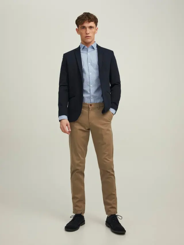 JPRBLABLACKPOOL STRETCH SHIRT LS AW22 SN cashmere blue 3