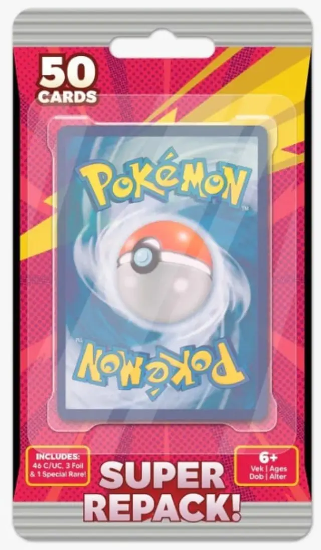 Pokemon TCG: Super Repack (50 Cards) - Toys