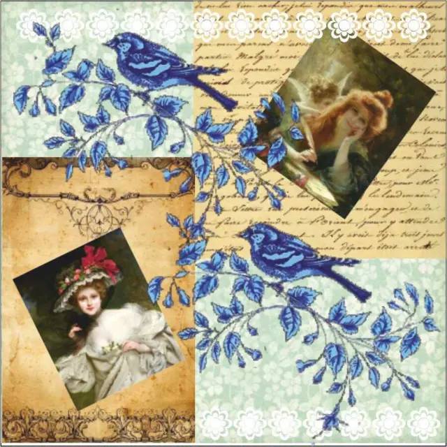 Artebella Αυτοκόλλητο Χαρτί Ντεκουπάζ Mixart Transfer 25x25cm 6011V