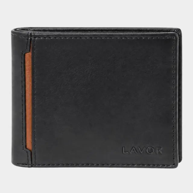 Δερμάτινο Πορτοφόλι Lavor 1-6200 Μαύρο - ONESIZE