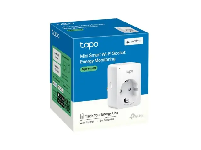 TP-LINK Mini Smart Wi-Fi Plug, Energy Monitoring, Matter (TAPO P110M) (TPTAPOP110M) 2