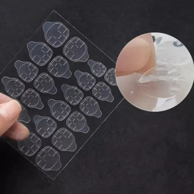 Αυτοκόλλητα Φύλλα Διπλής Όψης Για Tips Νυχιών - Sheets Nail Jelly Glue Manicure Adhesive Paste 039481 2