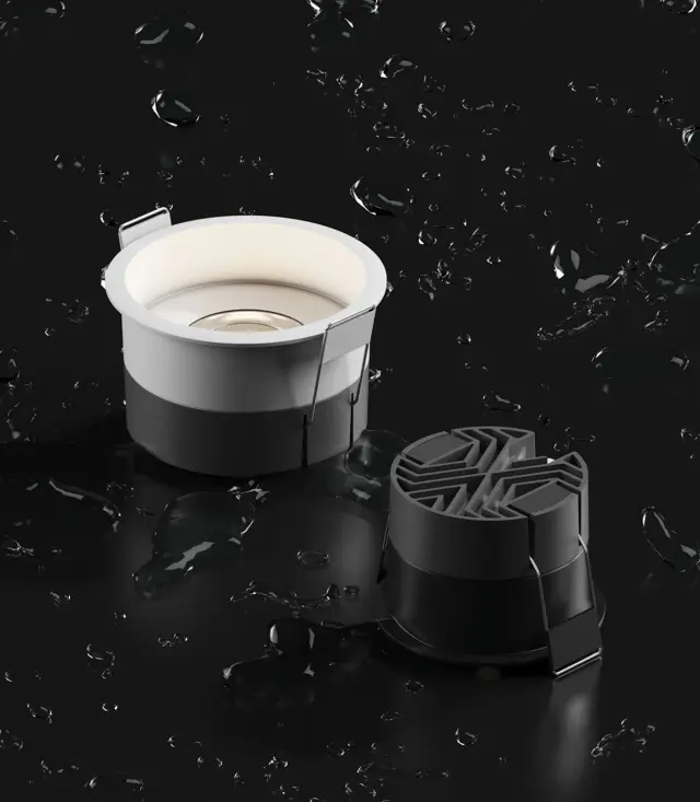 Celeno 04613/W/W Χωνευτό σποτ led αδιάβροχο 3000K 15W IP65 ø8.3cm λευκό Άσπρο