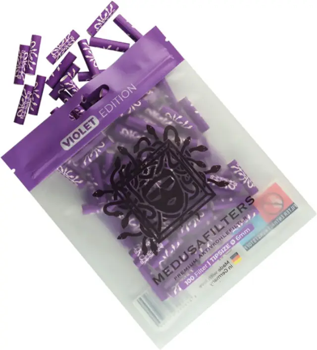 Φίλτρο Medusa Slim 100 Ενεργού Ανθρακα 6.0mm - Violet
