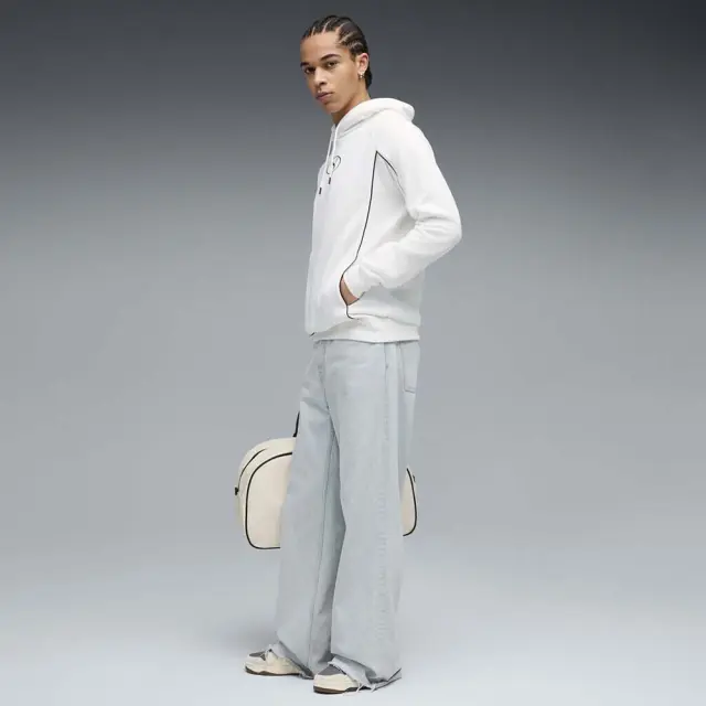 Puma Sport Fleece Hoodie (688394-02) - Λευκό 3