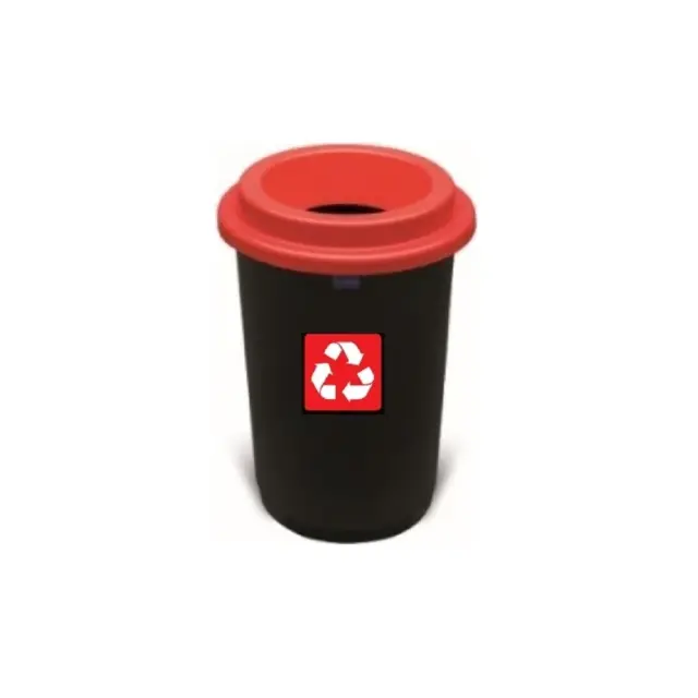 Delta Cleaning Πλαστικός κάδος ανακύκλωσης 50lt Κόκκινος / ΚΠ50Κ