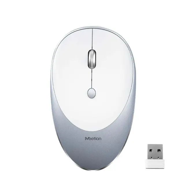 Meetion MT-R600 2.4G Ασύρματο Ποντίκι / Ασημί 17.001.0005