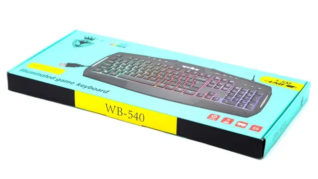 Ενσύρματο πληκτρολόγιο Gaming - LED RGB - WB540 - Weibo - 655402 2