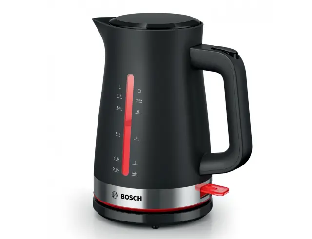 Βραστήρας Bosch MyMoment TWK4M223 με χωρητικότητα 1.7L και ισχύ 2400W - Black TWK4M223