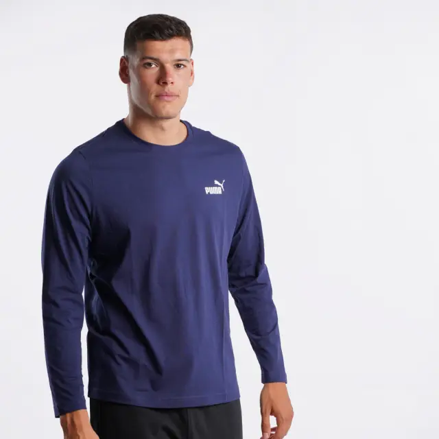 Puma Essentials Longsleeve Tee Navy 586672-06 - 2XL