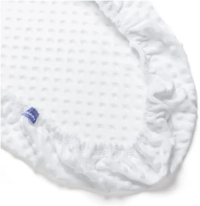 Σεντόνι Βαμβακερό με Λάστιχο 80x40cm Minky White 5904506812677 3