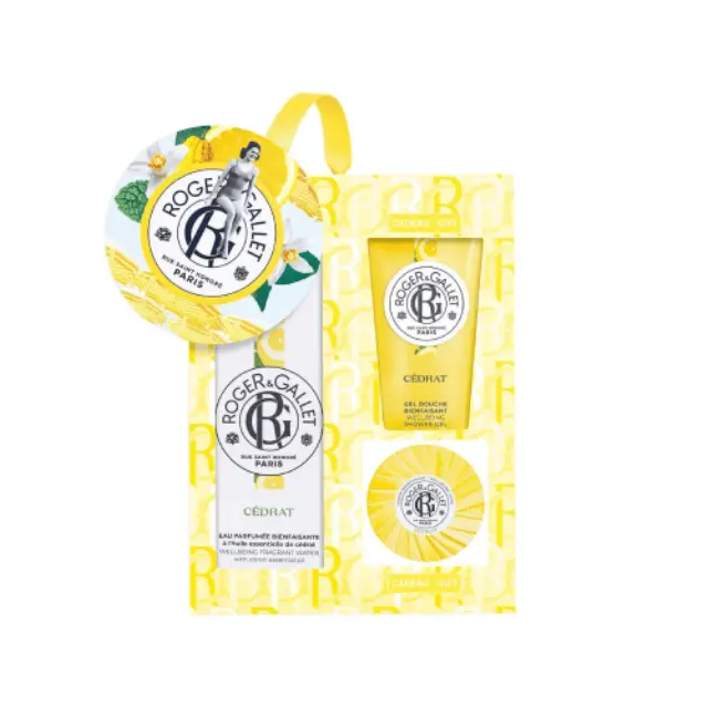 Roger & Gallet Promo Citrus Fragrant Wellbeing Water Perfume Γυναικείο Άρωμα, 100ml & Wellbeing Shower Gel Αφρόλουτρο, 50ml & Body Soap Bar Σαπούνι, 50gr