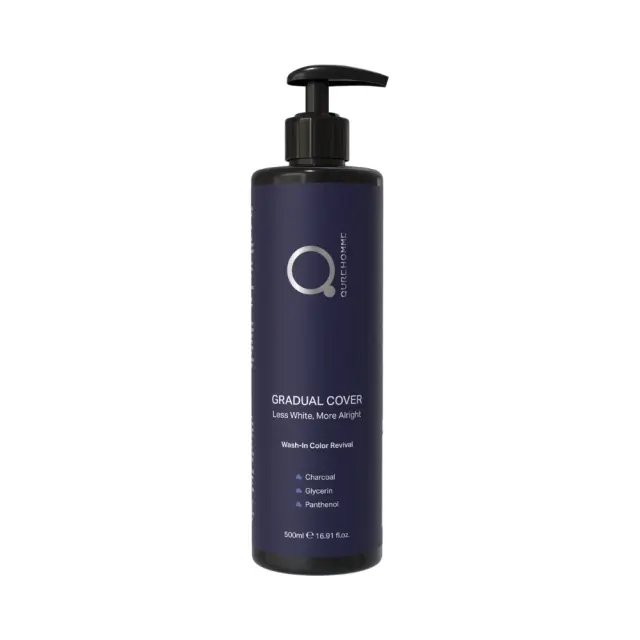 Gradual Cover Wash-In Color Revival 500ml by QureHomme – Σταδιακή επαναφορά χρώματος μαλλιών για τον άνδρα