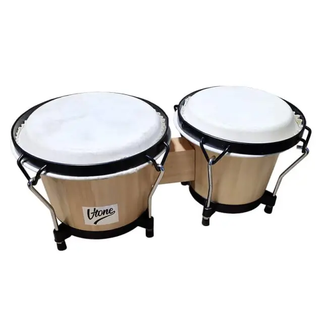V-TONE BONGOS SET 67 bongo drum wood drums pair