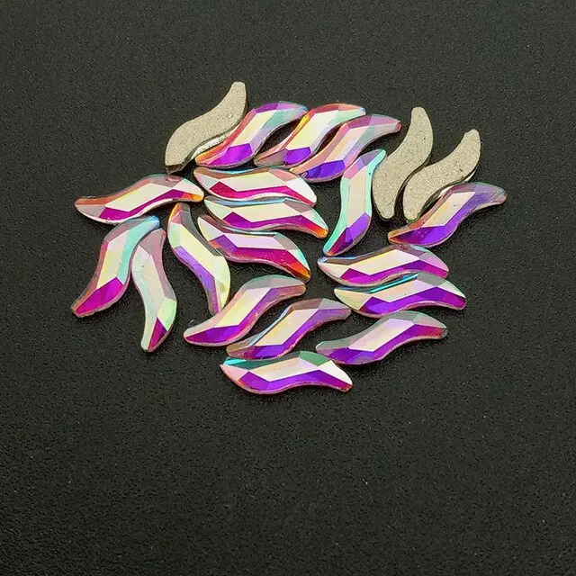Διακοσμητικά Stras νυχιών τύπου Swarovski 3D 2