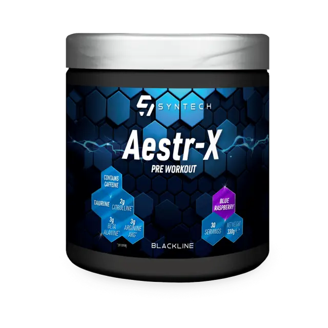 Syntech Aestr-X Pre Workout Blue Rasberry 330gr