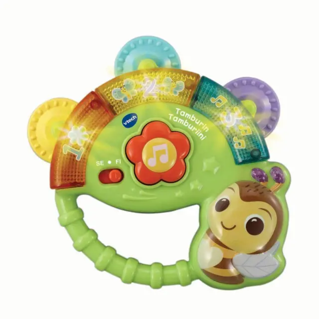 Vtech - Shaking Sounds Tambourine DK AND NO (950-558632) - Toys
