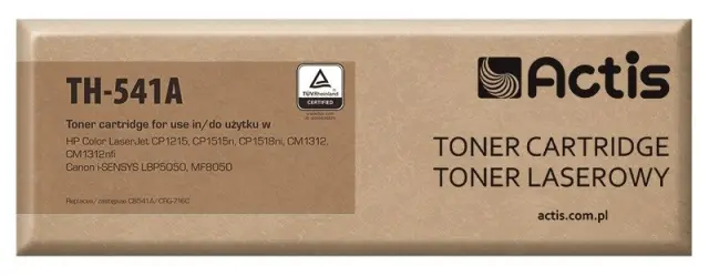 Actis TH-541A Toner (replacement for HP 125A CB541A, Canon CRG-716C; Standard; 1500 pages; cyan)