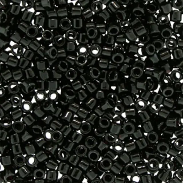 Χάντρα Miyuki Delica 10/0 - DBM0010 - Black Color ~7gr