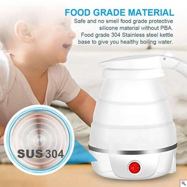 Πτυσσόμενος ηλεκτρικός βραστήρας 600ml 600W Qiaoyang QA-CF22 2