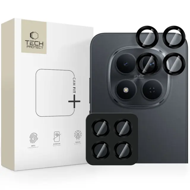 Tech Protect Camring Fit+ Xiaomi Poco M8 Pro / Redmi Note 15 Pro 5g / 15 Pro+ Plus 5g Black