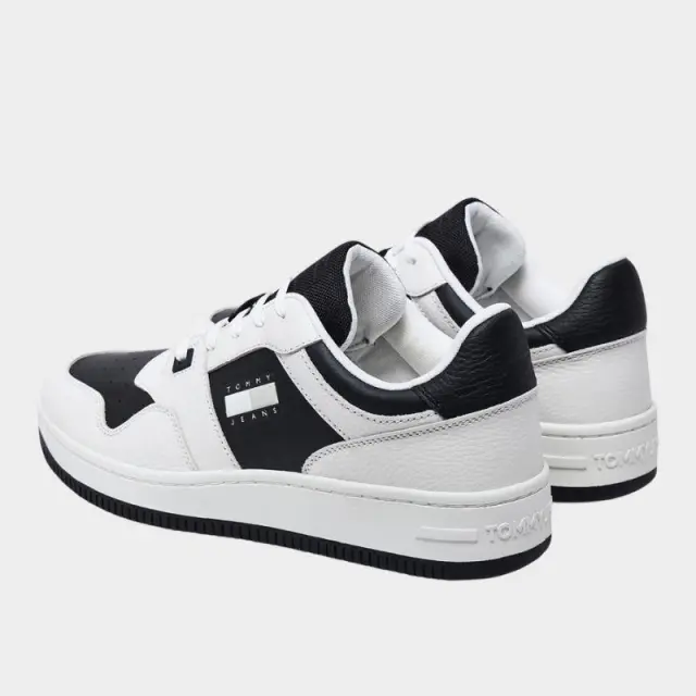 Tommy Hilfiger - Ανδρικά Sneakers Retro Basket Cupsole Tumble EM0EM01513-YBL Λευκό - 46 3