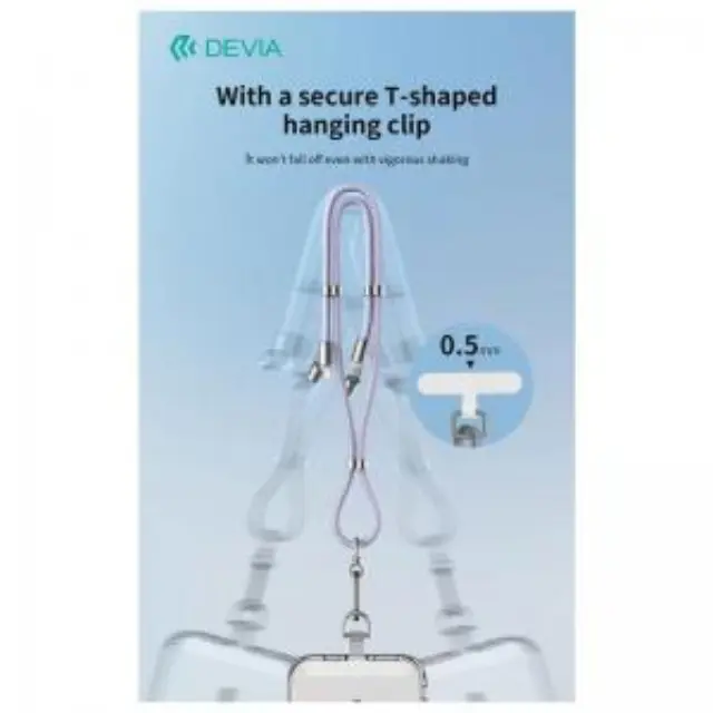 Καλώδιο Σύνδεσης USB 2.0 Devia EC657 Woven Adjustable Lanyard USB C σε USB C PD 60W 1.6m Extreme Μαύρο N66391 3