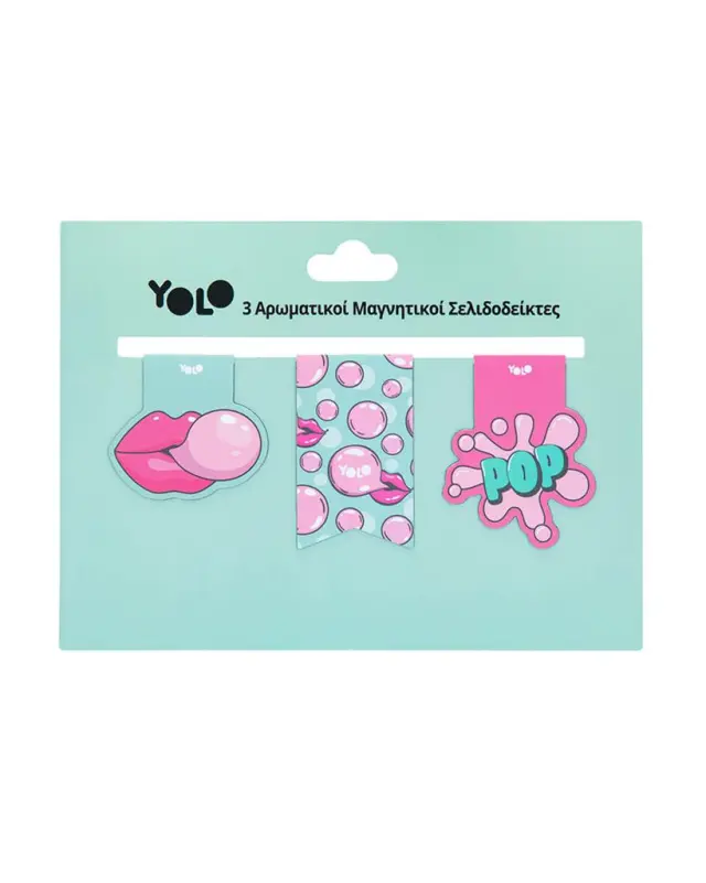 Yolo Αρωματικοί Μαγνητικοί Σελιδοδείκτες – Bubble Gum 90620 (YOLO)