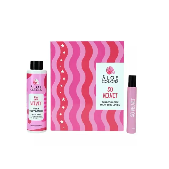 Aloe+ Colors Promo So Velvet Milky Body Lotion, Κρέμα Σώματος 150ml & So Velvet Eau De Toilette,  Άρωμα σε Roll On 10ml