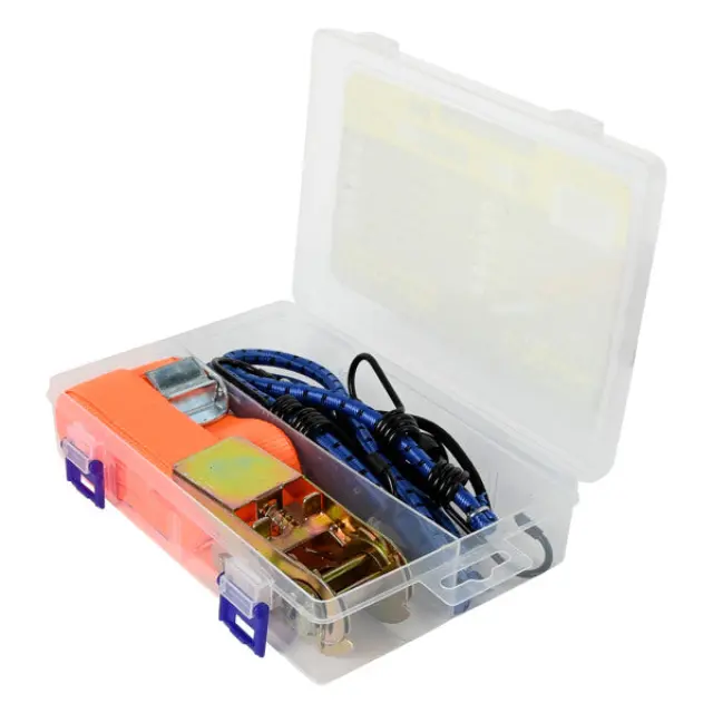 Tie down and bungee cord mix 8 pieces