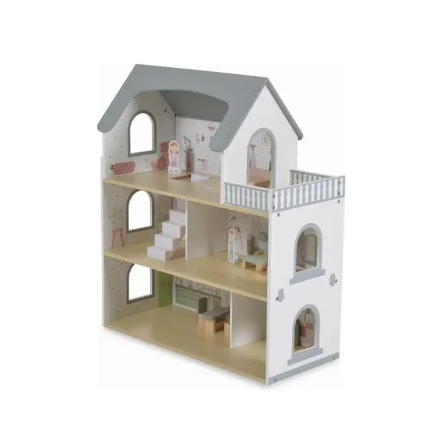 Moni Toys Ξύλινο Κουκλόσπιτο Ema 3801005602056 2