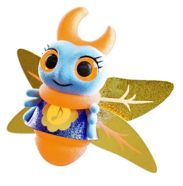 50 50 Games Glowies Fireflies Πυγολαμπίδα Μπλε GW002 3