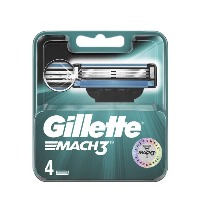 Gillette Mach3 Ανταλλακτικά για Ξυραφάκι 4τμχ