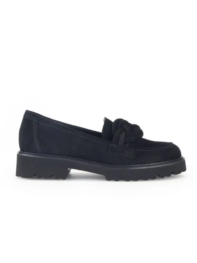 Gabor Μοκασίνια-Loafers Γυναικείο δέρμα Nubuck Μαύρο GAB/55246 17-SCHWARZ 3