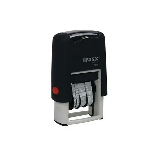 Μηχανισμός Σφραγίδας Traxx 7810 Αυτομελανούμενη Ημερομηνιών 3mm Blister
