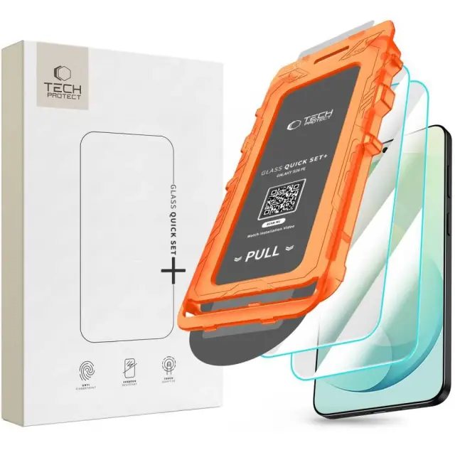 Tech-protect Quick Set+ 2-pack Galaxy S26 Fe Clear