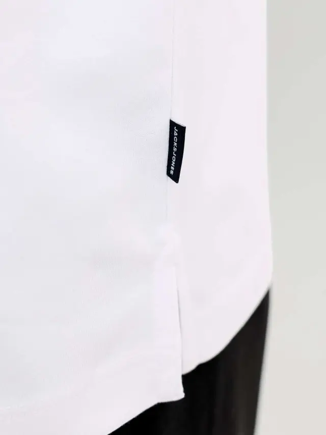 JPRBLAETHAN SS ZIP POLO SN Bright White 2