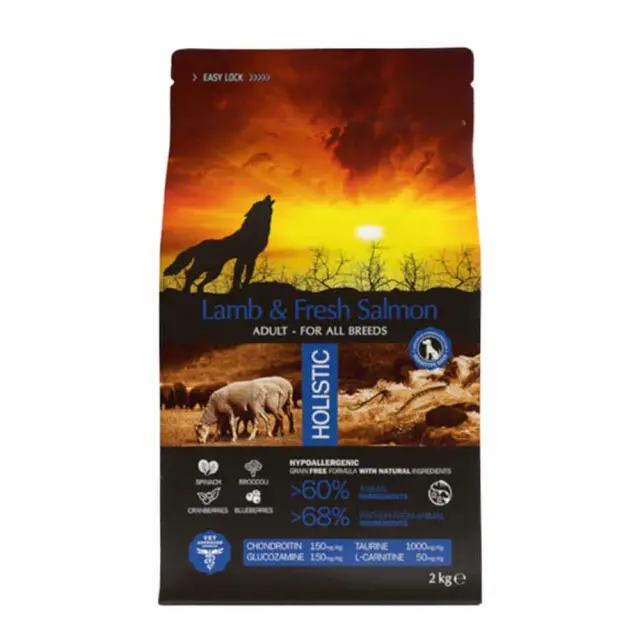 Ambrosia Grain Free Adult Lamb & Fresh Salmon 2Kg Μονόχρωμο