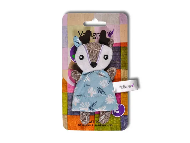 Vadigran Παιχνίδι Γάτας Ελάφι με Catnip 13,5 cm × 7,5 cm 2