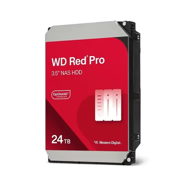 Western Digital Σκληρός Δίσκος HDD Red Pro 24TB 7200RPM 512MB Sata III (WD241KFGX)