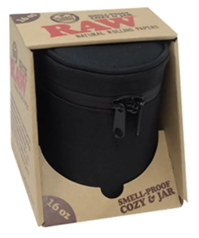 Γυάλινο Βάζο Raw Smellproof Cozy & Jar 295ml (10oz) με Κλειδαριά Ασφαλείας 2