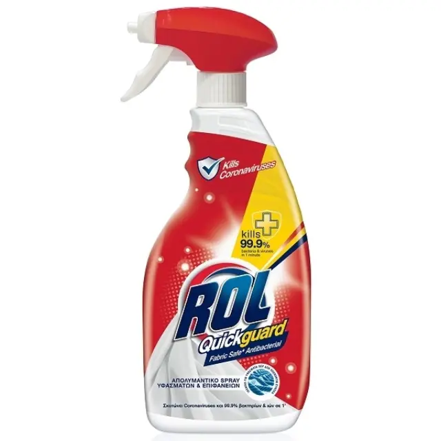 ROL Quickguard Απολυμαντικό υφασμάτων & επιφανειών 600ml