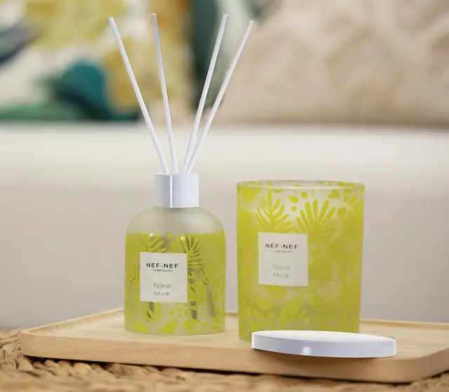 ΑΡΩΜΑΤΙΚΟ ΚΕΡΙ FLORAL MUSK 260gr YELLOW NEF NEF 2