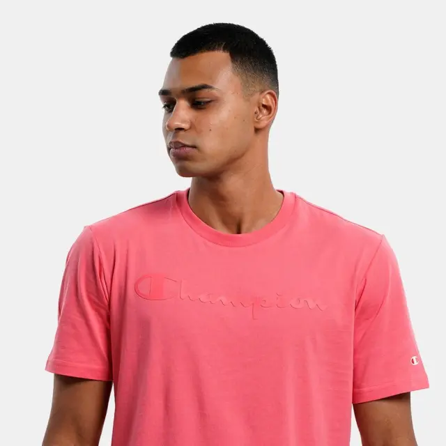 CHAMPION CREWNECK T-SHIRT ΜΠΛΟΥΖΑ ΑΝΔΡΙΚΗ RED 3