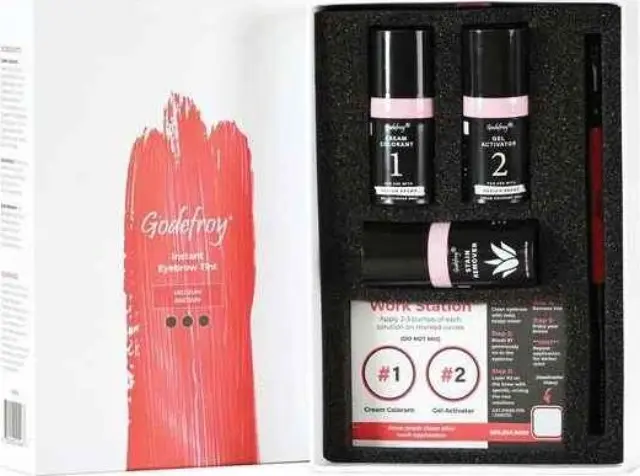 Godefroy Instant Eyebrow Tint | Natural Eyebrow Tinting Kit